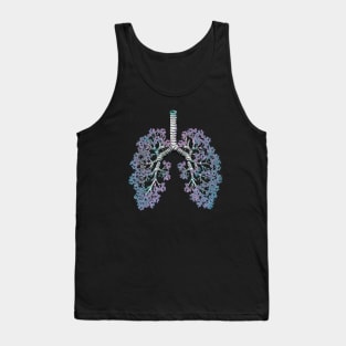 Lung Anatomy, Cancer Awareness Tank Top